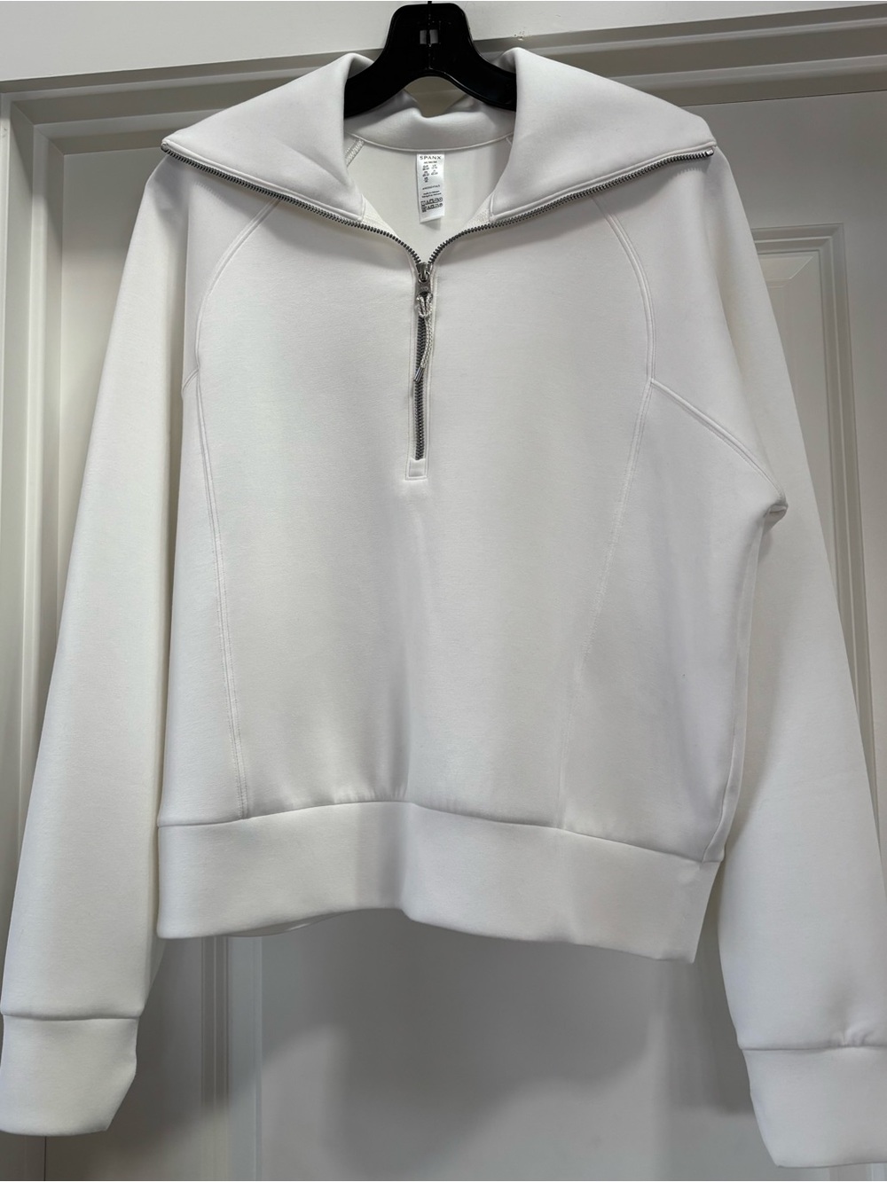 SPANX Zip Sweatshirt. M